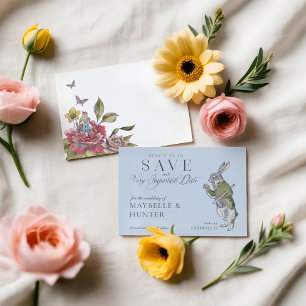 Bleistift uns ein Vintage Alice im Wunderland Kani Save The Date
