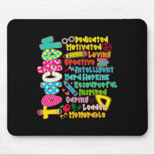 Bleistift Vorbereiteter Lehrer Engagiert Motiviert Mousepad