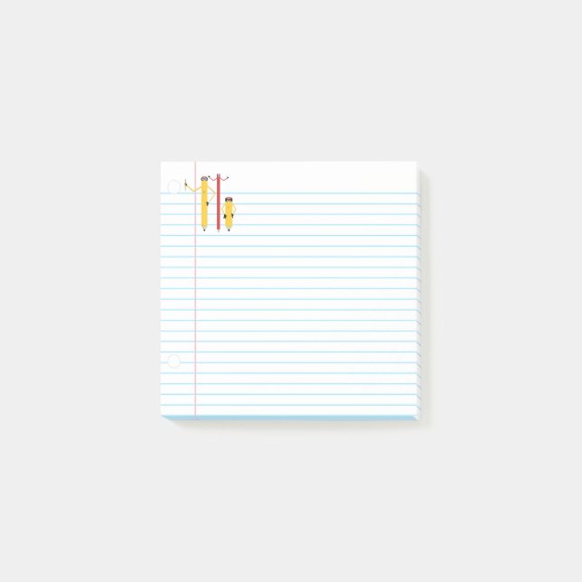 Bleistifte Post It Notizen (Vorderseite)