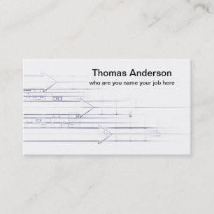 Bleistiftlinien, die Geschäftskarte zeichnen Visitenkarte