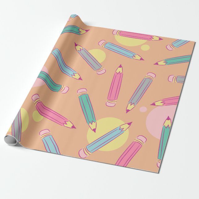 Bleistiftparty | Geschenkpapier (Ungerollt)
