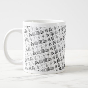 Bleistifttier-Sammlungs-Tasse Jumbo-Tasse