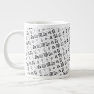 Bleistifttier-Sammlungs-Tasse Jumbo-Tasse