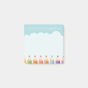 Bleistiftwolke Post-it Klebezettel