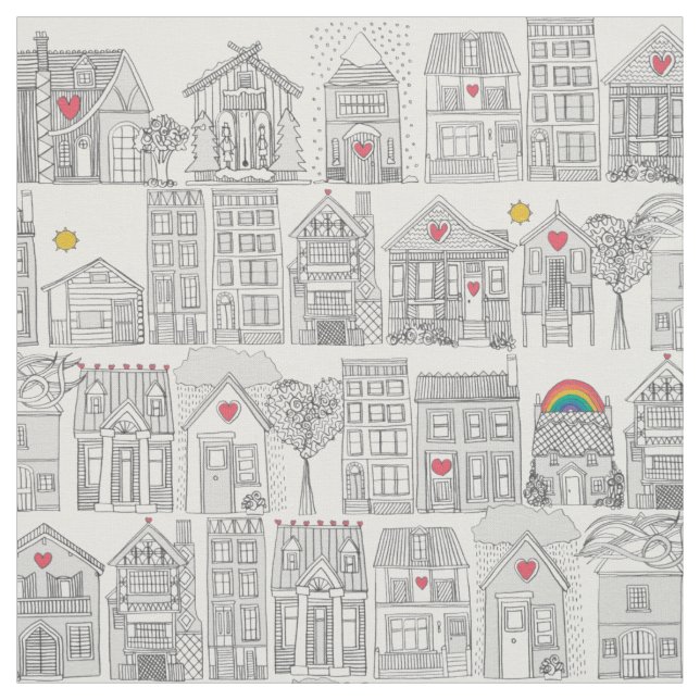 Bleiwetter-Liebe Stoff (Muster)