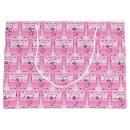 Blende Beauty Rose Horizontale Geschenktasche Große Geschenktüte