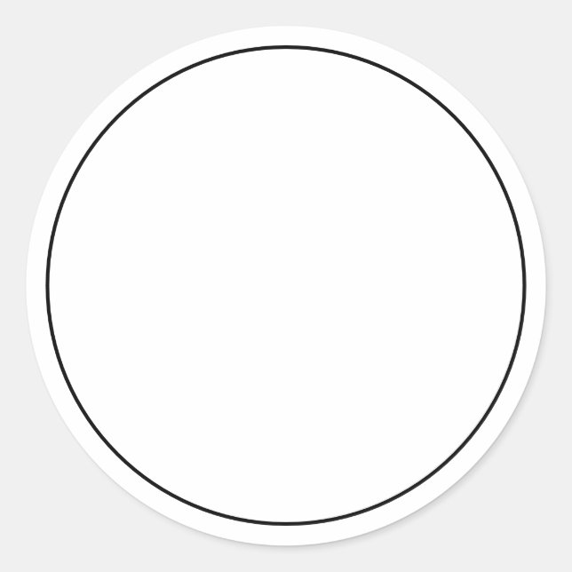 Blende benutzerdefinierte Farbe Runder Aufkleber (Vorderseite)