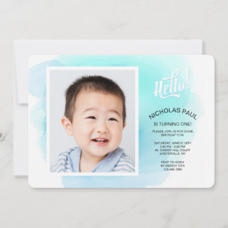 Blende des Fotos Einladung