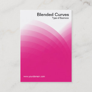 Blended Curves - Crimson Visitenkarte
