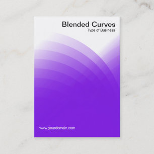 Blended Curves - Lila Visitenkarte