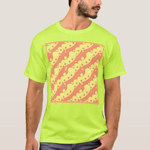 Blendende farbenfrohe Abstraktionsmuster T-Shirt