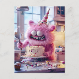 blending female features with monstrous traits postkarte