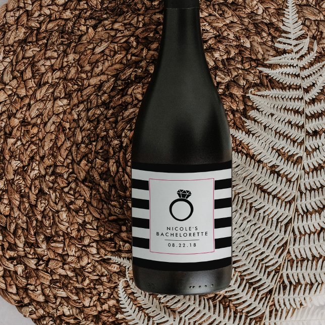 Blendring | Junggeselinnen-Abschied Weinetiketten Weinetikett (Von Creator hochgeladen)