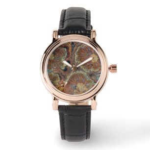Blendrohr Onyx Armbanduhr