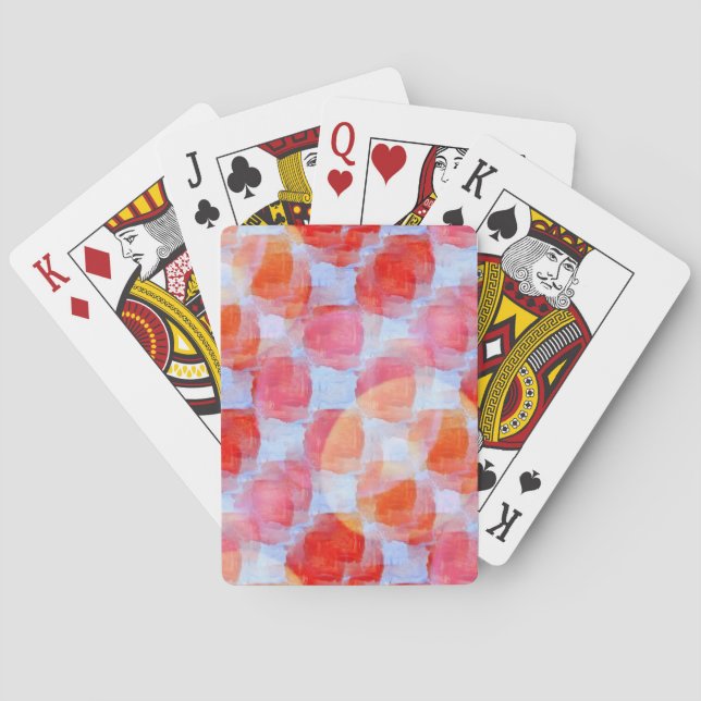 Blendung durch Design-Textur-Hintergrund Spielkarten (Rückseite)