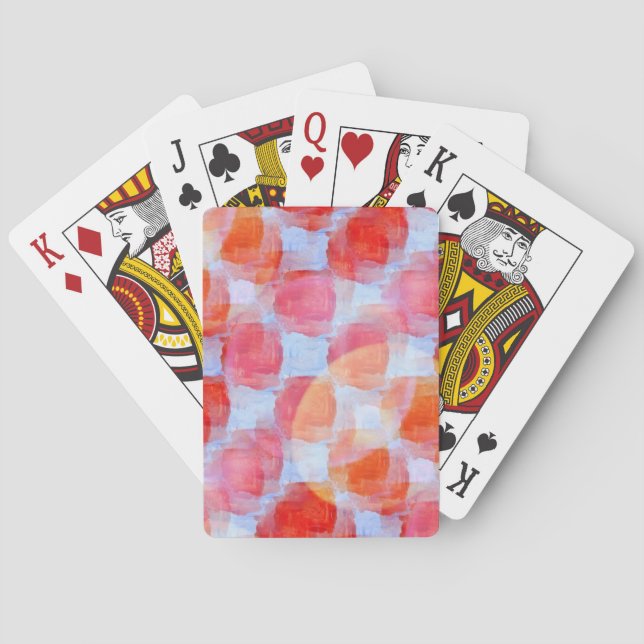 Blendung durch Design-Textur-Hintergrund Spielkarten (Rückseite)