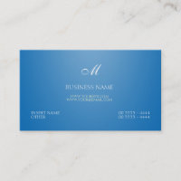 Blendungs-blaues elegantes und Monogramm