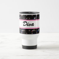 Blendungs-Diamant rosa Bling Reise-Tasse