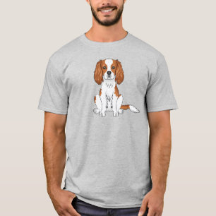 Blenheim Cavalier King Charles Spaniel Dog Sitzen T-Shirt