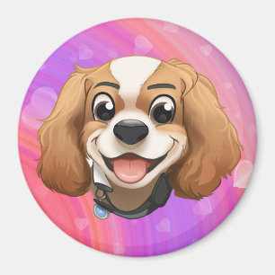 Blenheim Cavalier King Charles Spaniel Magnet