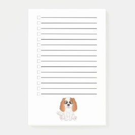 Blenheim Cavalier King Charles Spaniel Post-it Klebezettel