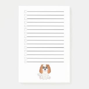 Blenheim Cavalier King Charles Spaniel     Post-it Klebezettel