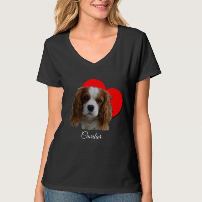 Blenheim Cavalier King Charles Spaniel T-Shirt (Vorderseite)