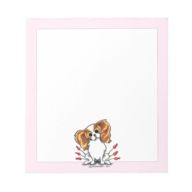 Blenheim CKCS Sweetheart Notizblock (Vorderseite)