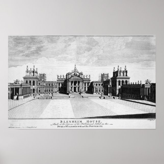 Blenheim Palace Poster (Vorne)