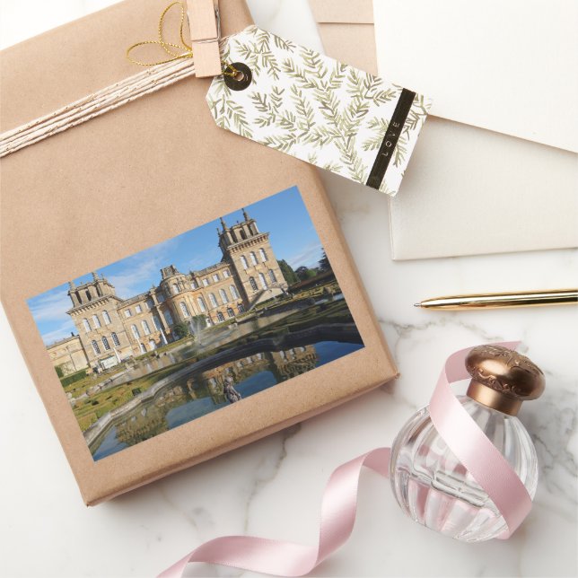 Blenheim Palace Rechteckiger Aufkleber (Schenken)