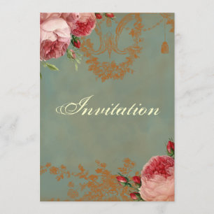 Blenheim Rose Party Einladung