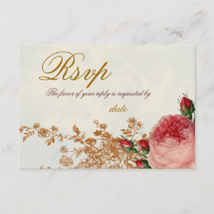 Blenheim Rose - Summer Sky UAWG RSVP Karte