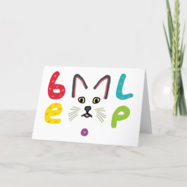 Blep Cat Feiertagskarte