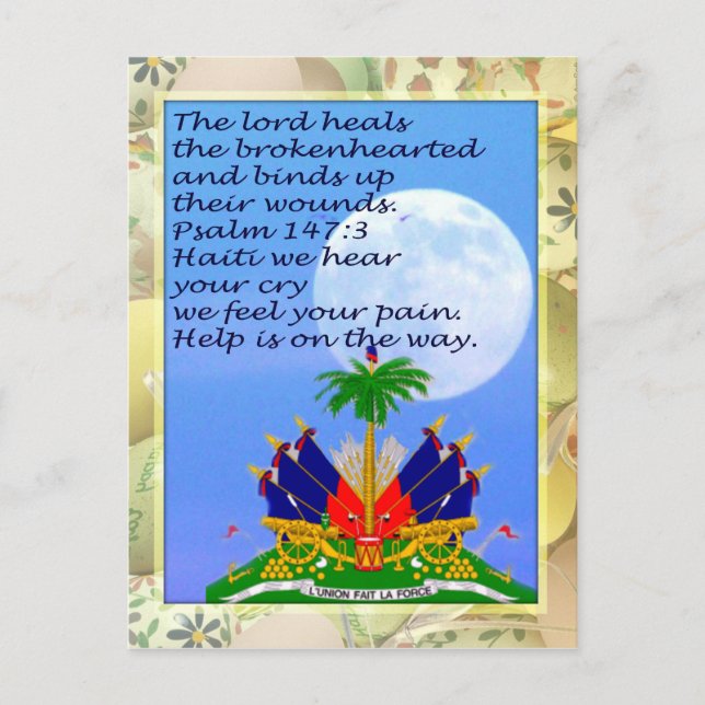 Bless Haiti_Postcard Postkarte (Vorderseite)