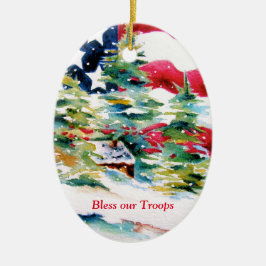 Bless our Troops Ornament
