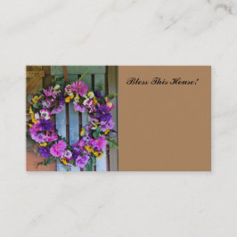 BLESS THE HOUSE - FLORIST CARD BEGLEITKARTE
