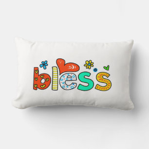 Bless Throw Kissen