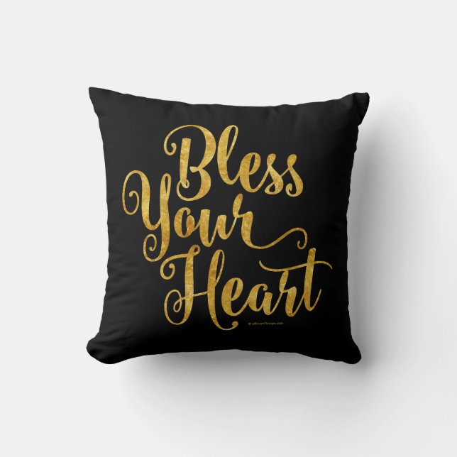 Bless Your Heart Kissen (Vorderseite)