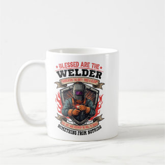 Blessed Are The Welder Fabricator Quote Art Kaffeetasse