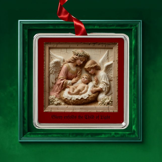 Blessed are they who guard the manger Ornament (Von Creator hochgeladen)