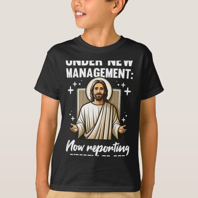 Blessed Baptism Religious Christian Under New Mana T-Shirt (Vorderseite)