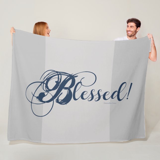 Blessed! Fleece Blanket (Beispiel)