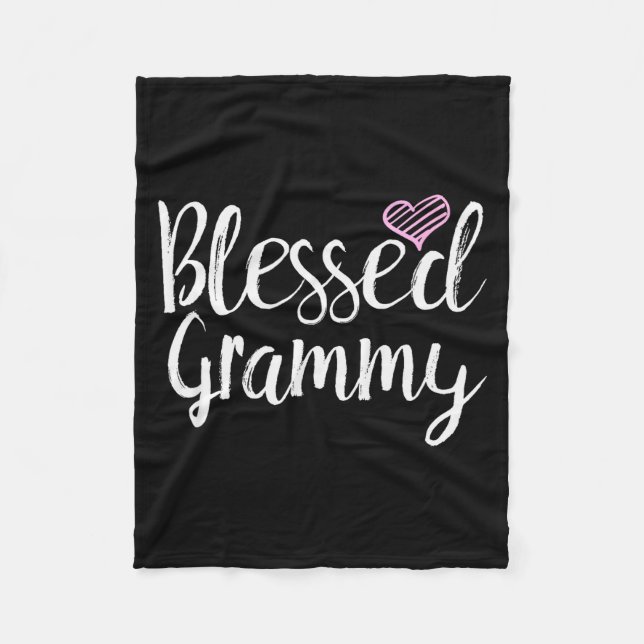 Blessed Grammy - Grandma  Fleecedecke (Vorderseite)