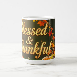 Blessed & Grateful Mug  - Inspirational Kaffeetasse