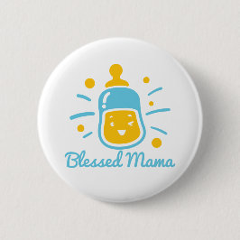 Blessed Mama Button