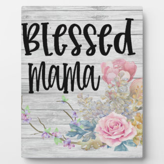 Blessed Mama Fotoplatte