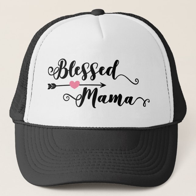 Blessed Mama Truckerkappe (Vorderseite)