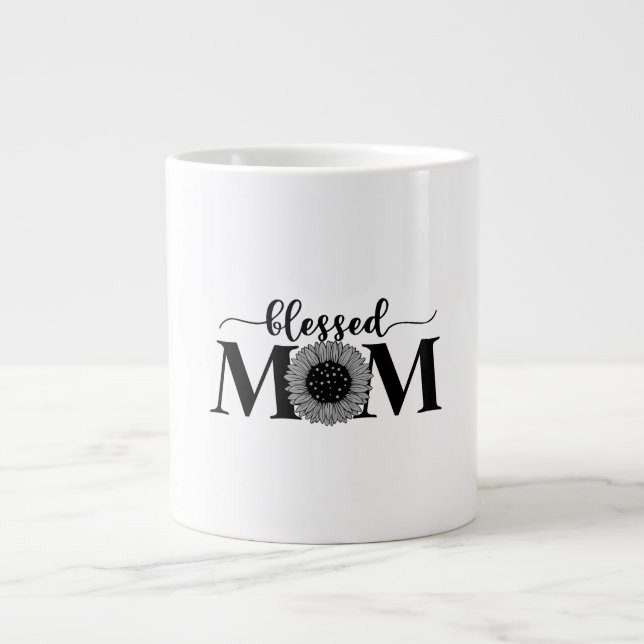 Blessed Mom Jumbo-Tasse (Vorderseite)
