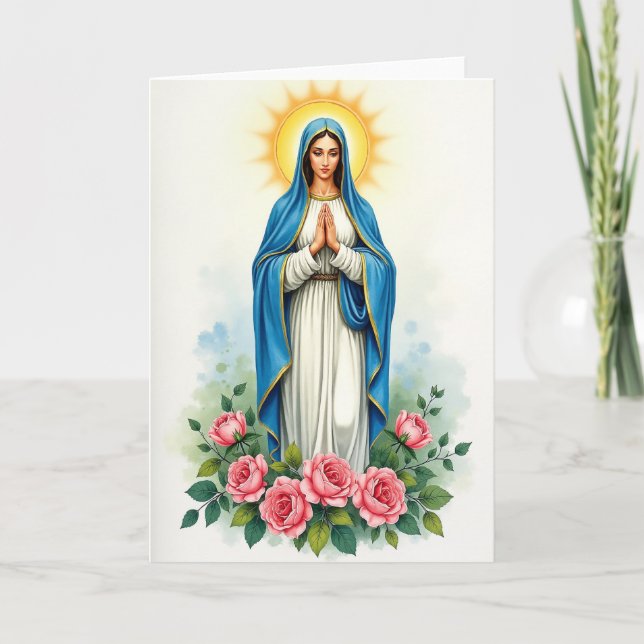 Blessed Mother Prayer Card Karte (Vorderseite)