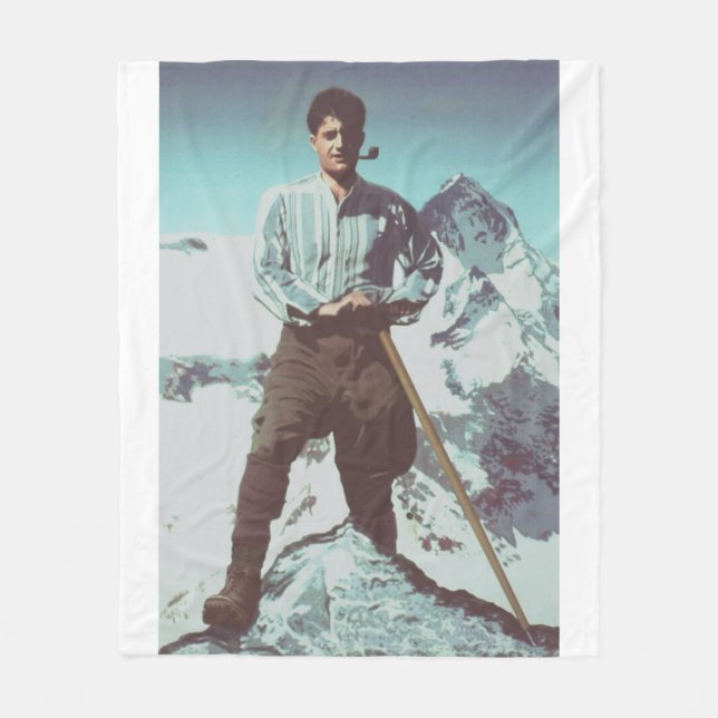 Blessed Pier Giorgio Frassati Fleecedecke (Vorderseite)